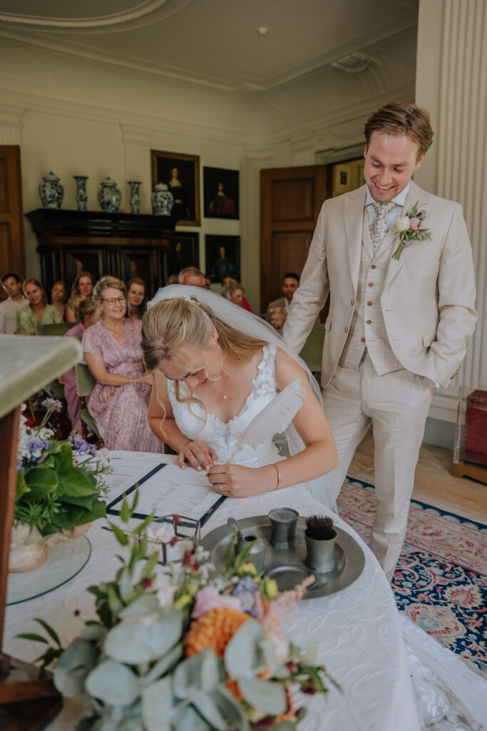 Bruidsfotografie Landgoed Fraeylemaborg Groningen