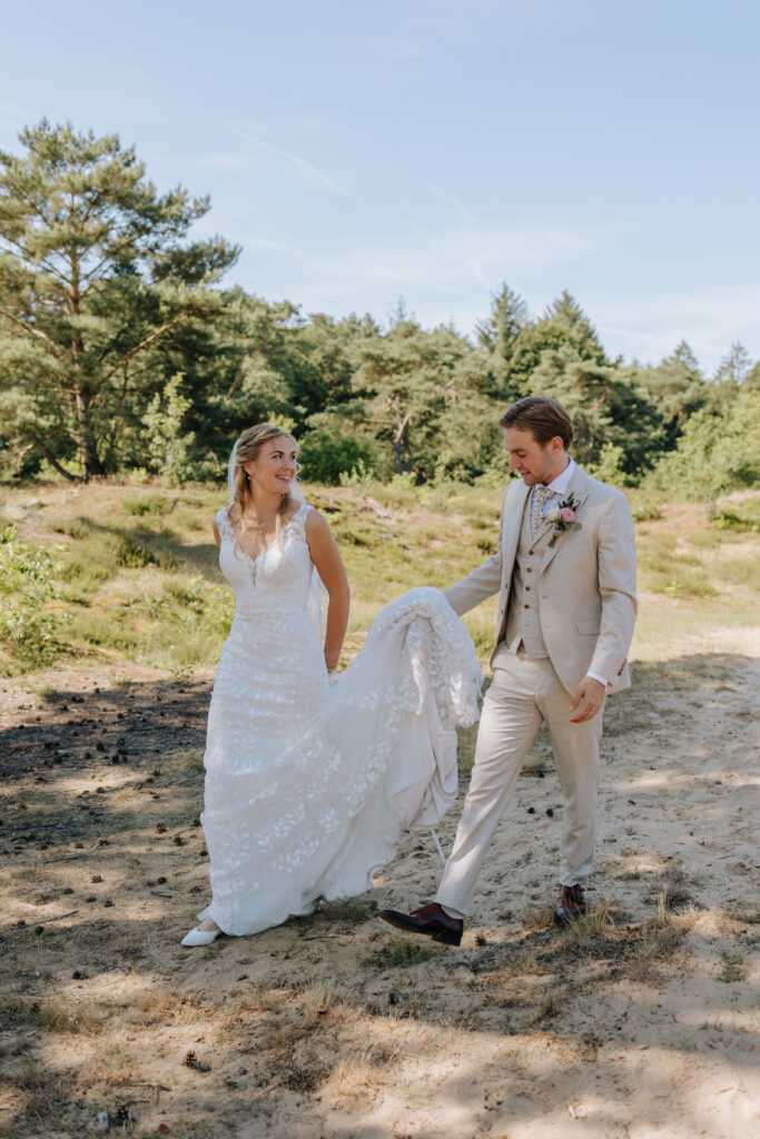 Bruidsfotografie fotoshoot bruidspaar