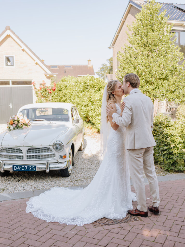 Bruidsfotografie bruiloft first look