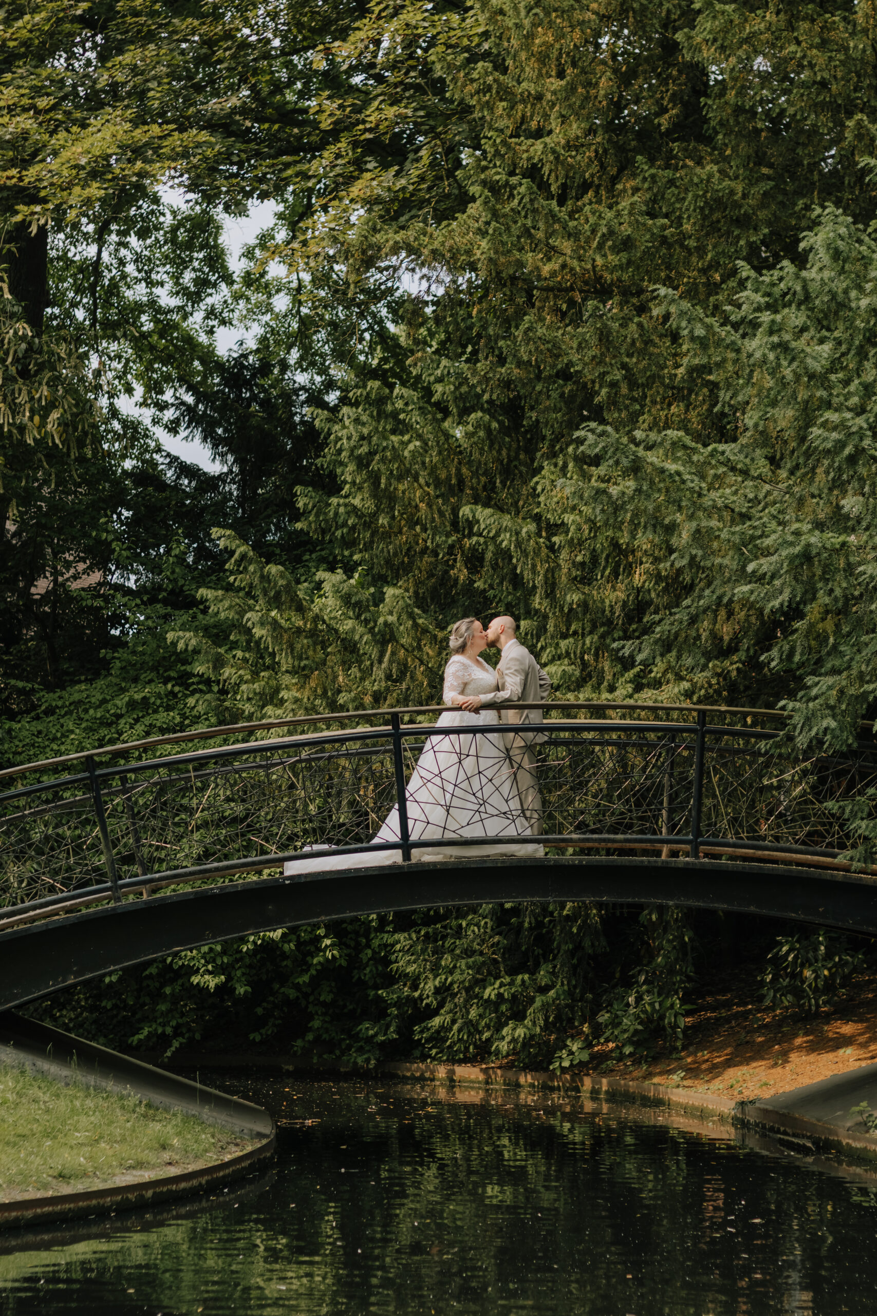 Bruidsfotografie fotoshoot Wilhelminapark Tilburg